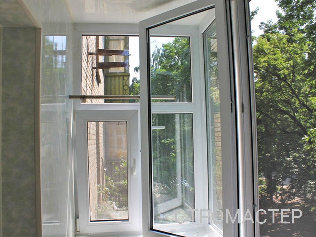 Теплое остекление балкона в Томске